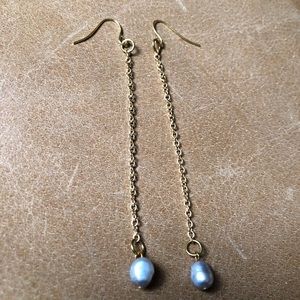 Baroque freshwater pearl earrings